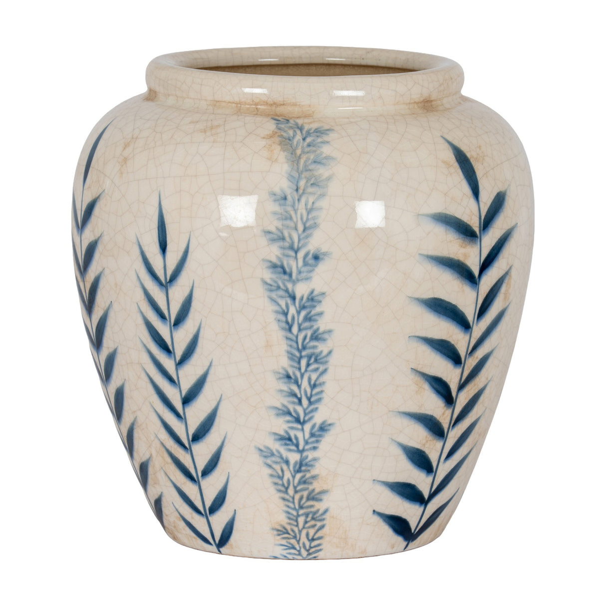 Small Ceramic Olpe Vase – White