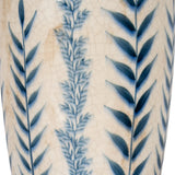 Large Tall Ceramic Olpe Vase – White