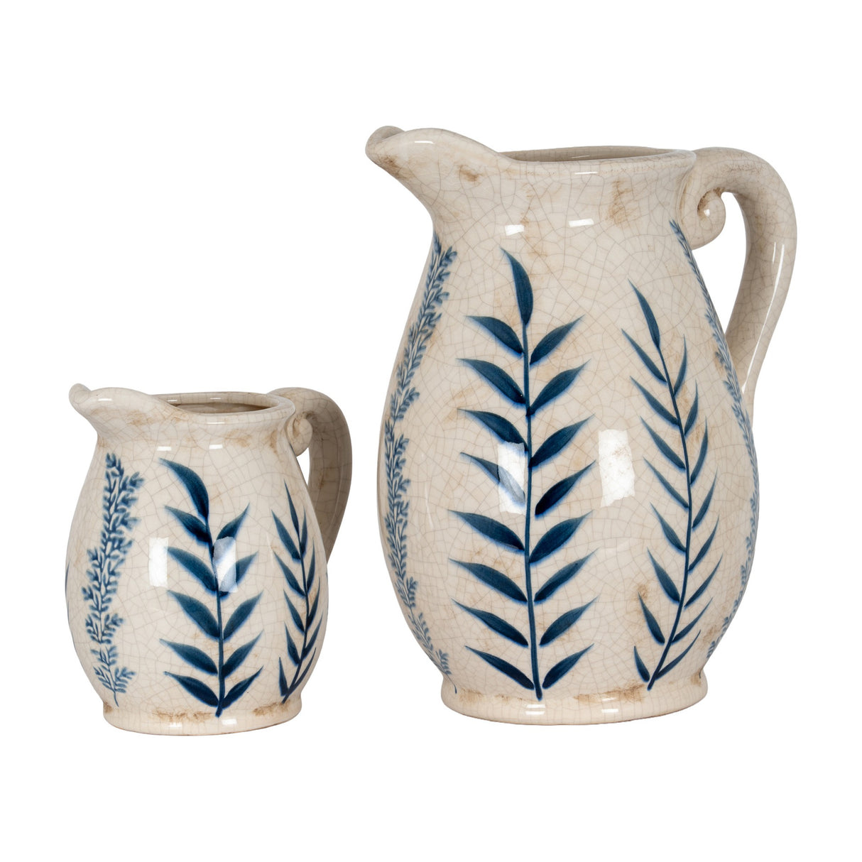 Large Ceramic Jug Vase – White
