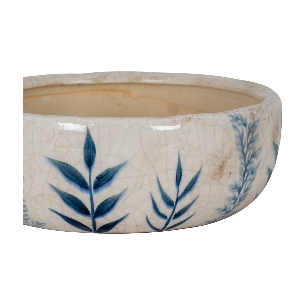 Small Ceramic Flora Bowl – White