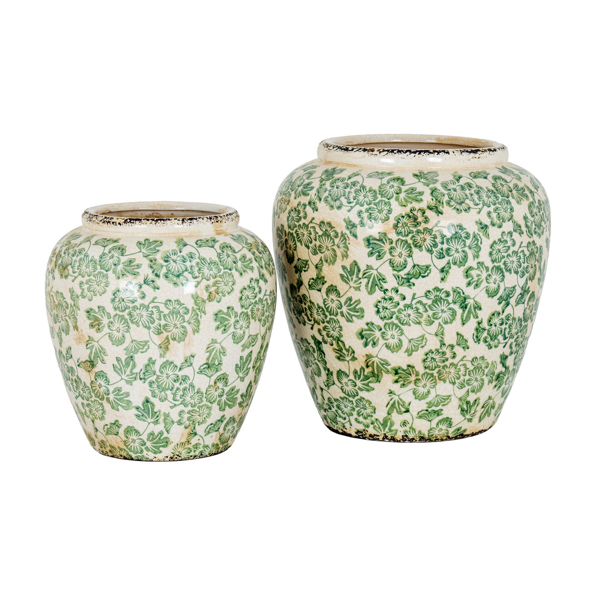 Small Ceramic Olpe Vase – White