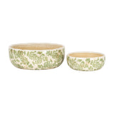 Large Ceramic Clover Bowl 30cm – White