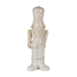 Ceramic Nutcracker with Candy Lollipop – White
