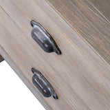 2 Drawer Wooden Bedside Table – Brown
