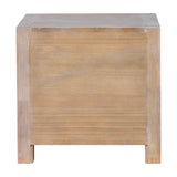 2 Drawer Wooden Bedside Table – Brown