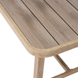 Outdoor 6 Seater Metal Dining Set – Brown