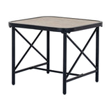 Outdoor Metal Bistro Set – Black