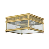 Holborn 2 Light Flush - Brushed Brass
