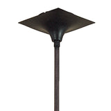 Holland Telescopic 3 Light Linear Suspension Light - Brown & Black Oxide