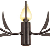 Holland Telescopic 3 Light Linear Suspension Light - Brown & Black Oxide