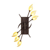 Holland 6 Light Ceiling/Wall Light With Switch - Brown/Black Oxide