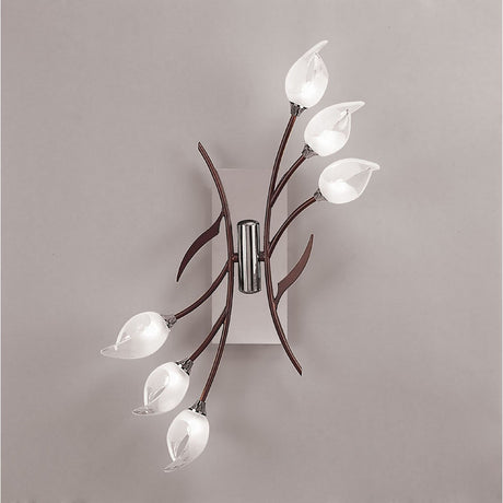 Holland 6 Light Ceiling/Wall Light With Switch - Polished Chrome