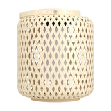 Holmine Solar Lantern - Brown & White