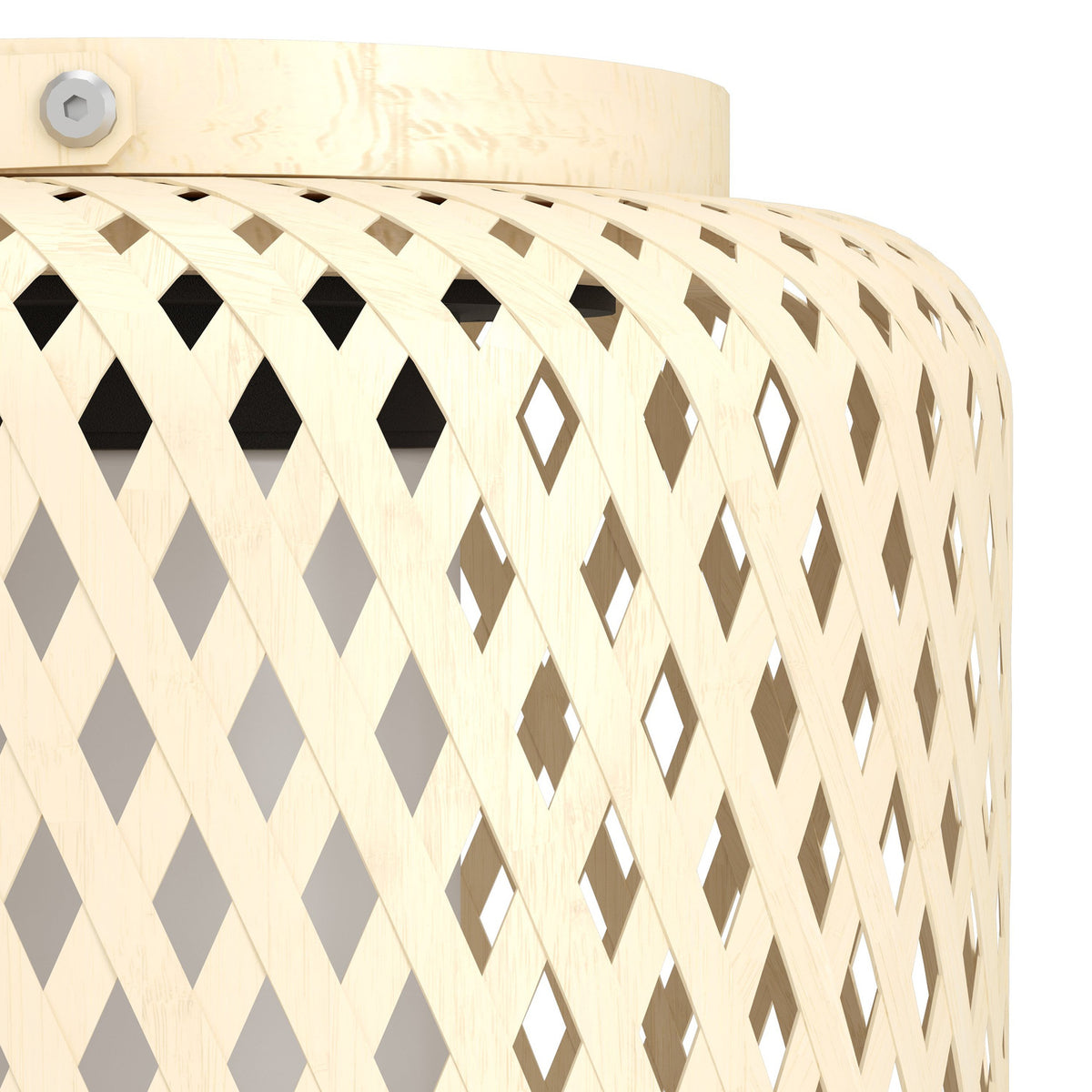 Holmine Solar Lantern - Brown & White