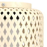 Holmine Solar Lantern - Brown & White