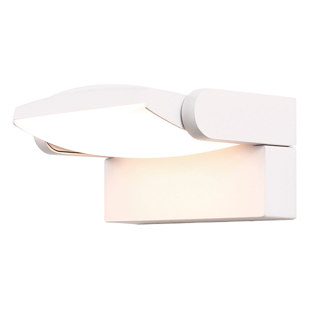 Hood Outdoor LED Wall Light 12W 3000K - Matt White