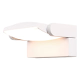 Hood Outdoor LED Wall Light 12W 3000K - Matt White
