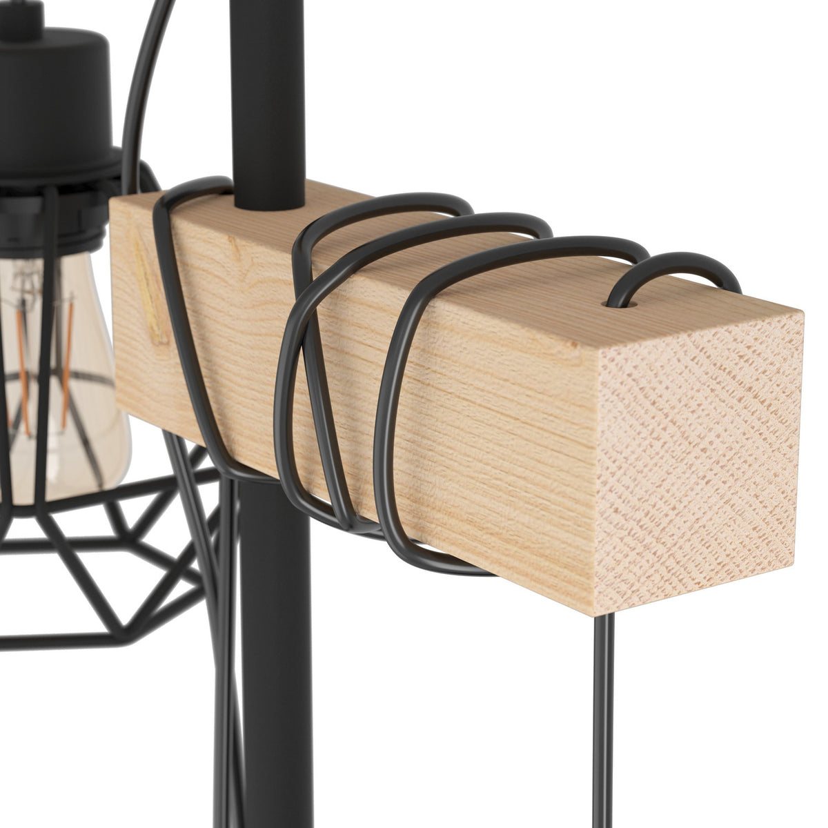 Hosmane Floor Lamp - Black