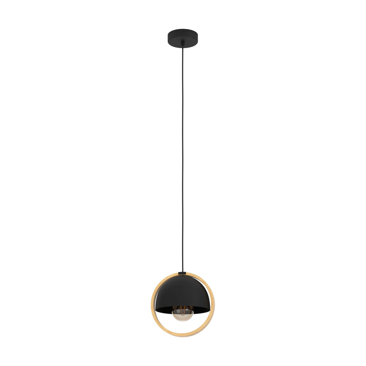 Hosorne Pendant Light - Black & Brown