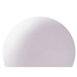 Huevo Ball 1 Light Small Outdoor Table Lamp - Opal White