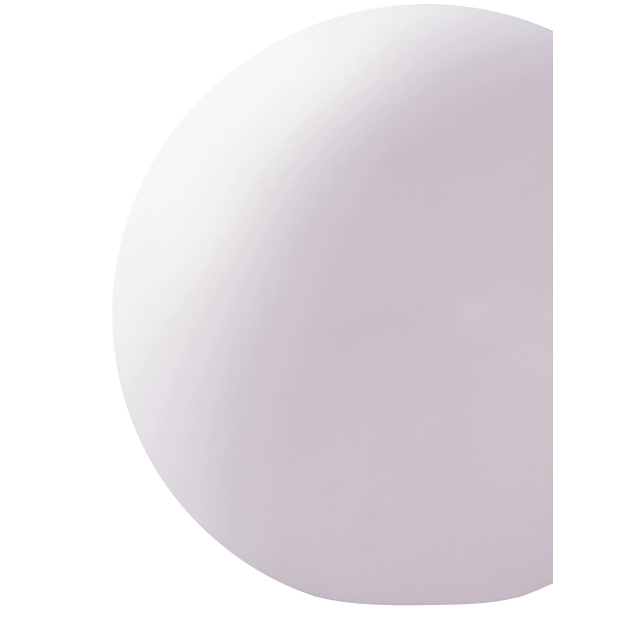 Huevo Ball 1 Light Small Outdoor Table Lamp - Opal White