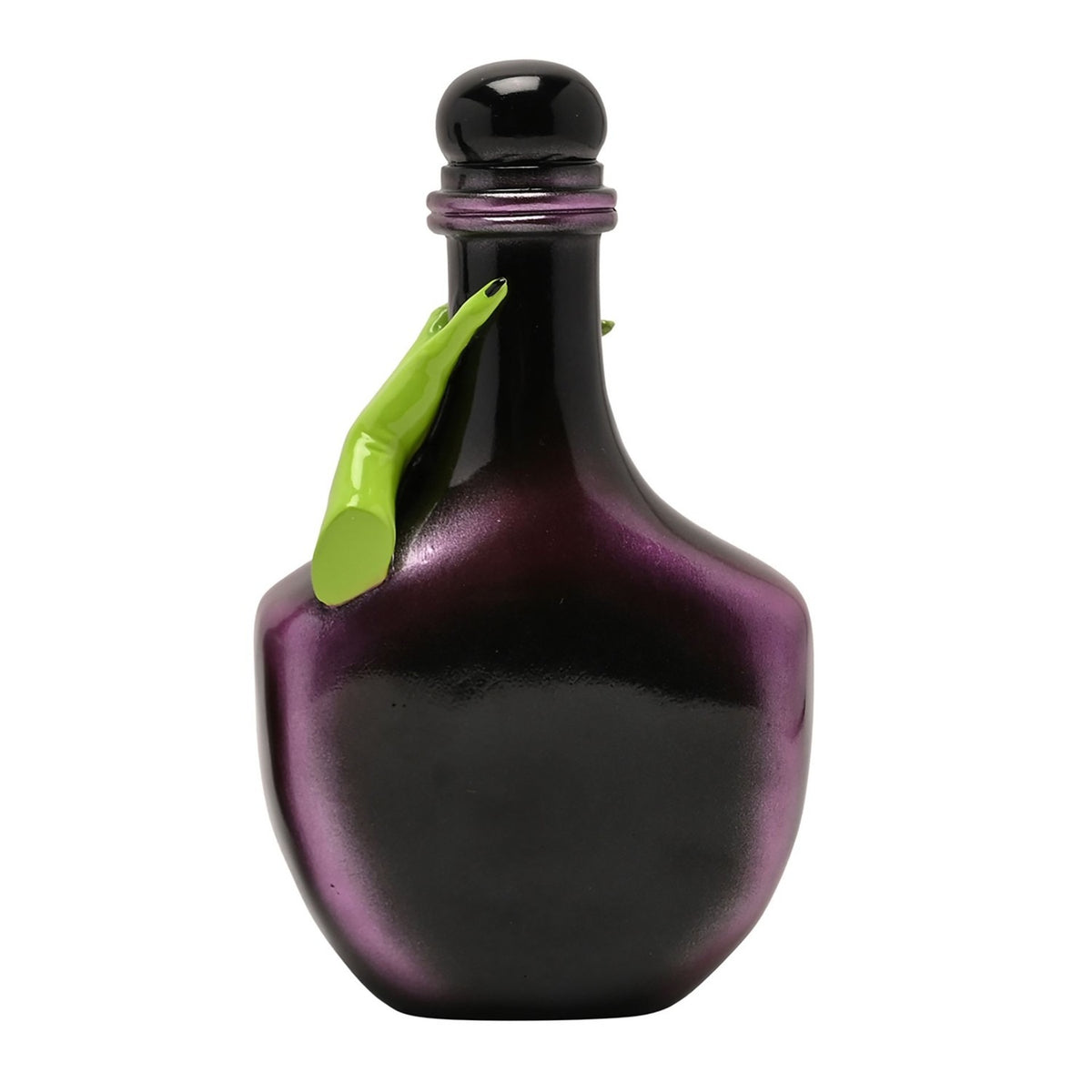Witch's Brew Poison Bottle Resin Figurine - Black & Purple