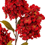 Dark Red Spear Hydrangea Spray