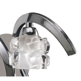 Ice 1 Light Wall Light With Switch - Chrome