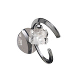 Ice 1 Light Wall Light With Switch - Chrome
