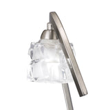Ice 1 Light Table Lamp - Satin Nickel