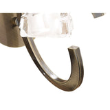 Ice 1 Light Wall Light - Antique Brass