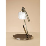 Ice 1 Light Table Lamp - Antique Brass