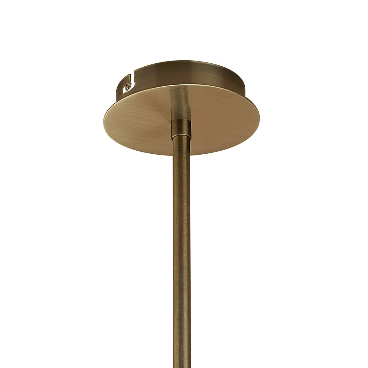 Ice Linear 4 Light Linear Suspension Light - Antique Brass