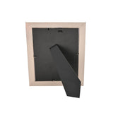 Tamblewyn Brushed Finish Plastic Easel Photo Frame - Silver