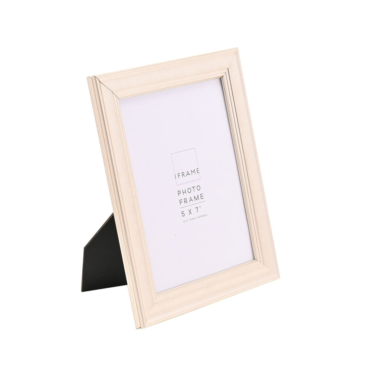 Tamblewyn Brushed Finish Plastic Easel Photo Frame - Silver