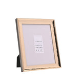 Plastic Photo Frame with Easel Stand and Shiny Finish - Gold