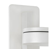 Iguazu 1 Light Outdoor Wall Light - White