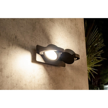 Iguazu 2 Light Outdoor Wall Light - Anthracite