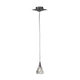 Iku 13cm 1 Light Pendant Light - Satin Nickel
