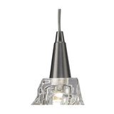 Iku 13cm 1 Light Pendant Light - Satin Nickel