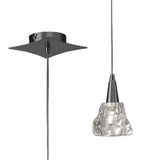 Iku 13cm 1 Light Pendant Light - Satin Nickel