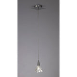 Iku 13cm 1 Light Pendant Light - Satin Nickel
