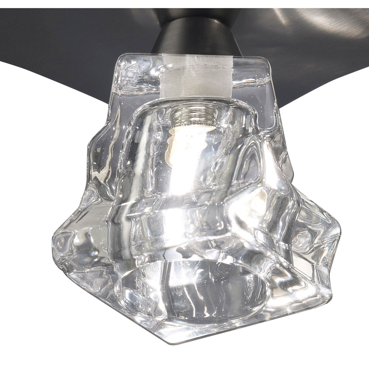 Iku 1 Light Semi-Flush Ceiling Light - Satin Nickel