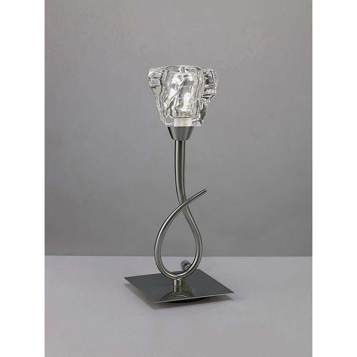 Iku 1 Light Table Lamp - Satin Nickel