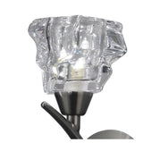 Iku 1 Light Wall Light With Switch - Satin Nickel