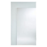 Void XXL full-length rectangular mirror with two overlapping frameless glass panels, one pale and one mirrored, shown against a plain white background.