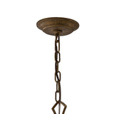 Indie 60cm Round 6 Light Crystal Chandelier - Mocha