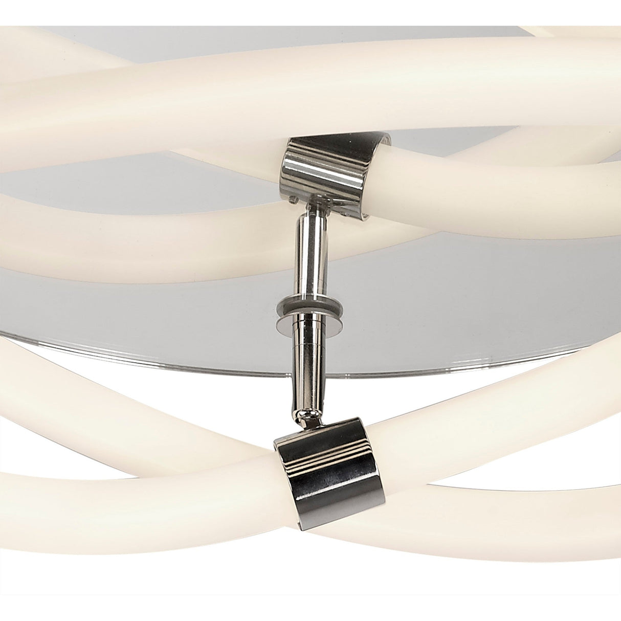 Infinity II LED Mirror Semi-Flush Ceiling Light 3000K 30W - Chrome