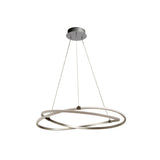 Infinity 51cm LED Suspension Light - Chrome & White