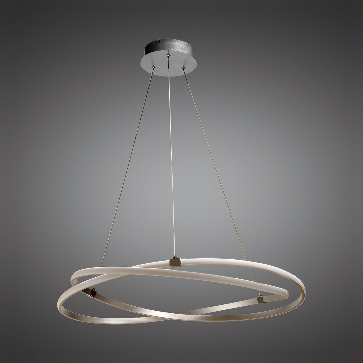 Infinity 51cm LED Suspension Light - Chrome & White